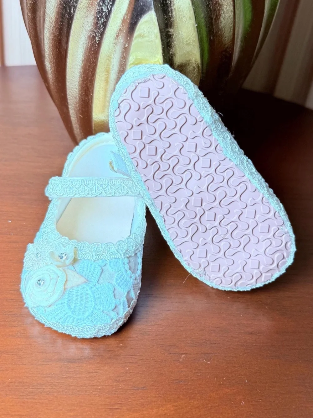 Baby Girls Lace Mary Jane Shoes for Special Occasion